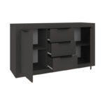 Doha buffet in anthracite color 150x45x80.5cm - Image 3