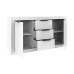 Doha buffet in white color 150x45x80.5cm - Слика 3