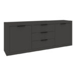 Doha buffet in anthracite color 210x45x80.5cm - Слика 2