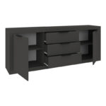 Doha buffet in anthracite color 210x45x80.5cm - Слика 3