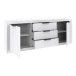 Doha buffet in white color 210x45x80.5cm - Слика 3