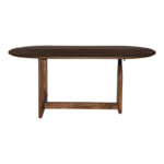 Table Jenkou mango wood in natural color 180x90x76cm - Image 3
