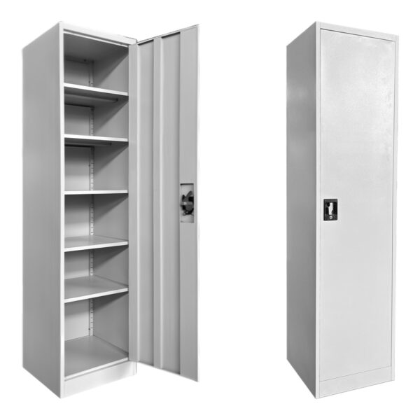 Метален кабинет Koya во светло сива боја 50x45x180 см