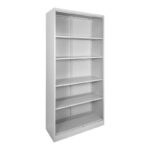 Ugren metal cabinet in light gray color 90x40x180cm - Image 3
