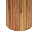 Tully table solid acacia wood in walnut shade D120x75cm - Слика 3