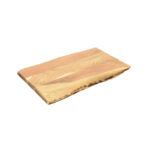 Table top Pozier solid acacia wood in natural shade 140x80x4cm