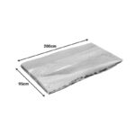 Table top Pozier solid acacia wood in natural shade 200x95x4cm - Image 2