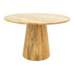 Rahma I table solid mango wood 3cm in natural shade D120x77cm