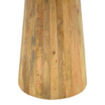 Rahma I table solid mango wood 3cm in natural shade D120x77cm - Image 4
