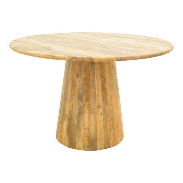 Rahma I table solid mango wood 3cm in natural shade D120x77cm