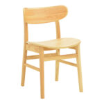 Lumnia chair rubberwood in natural shade 46x50x76cm