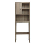 Tazien bathroom cabinet in sonoma shade 60x24x168.5cm - Image 3