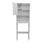 Tazien laundry cabinet in white shade 60x24x168.5cm - Слика 2