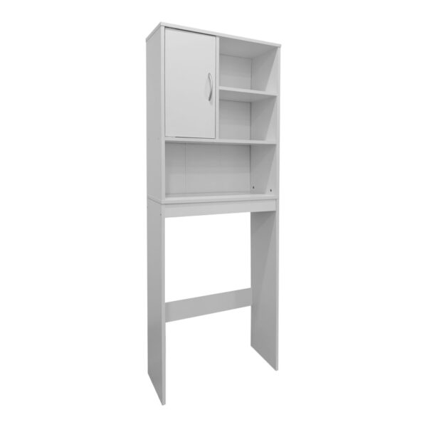 Tazien laundry cabinet in white shade 60x24x168.5cm