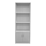 Tekaro bookcase in white shade 60x29x166cm - Image 3