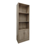 Tekaro I bookcase in sonoma shade 57x33x180cm