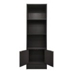Tekaro I bookcase in anthracite shade 57x33x180cm - Слика 2