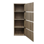 Soline column cabinet in sonoma shade 40x34.5x120cm - Image 2