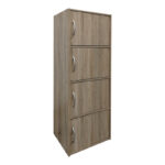 Soline column cabinet in sonoma shade 40x34.5x120cm