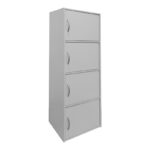 Soline column cabinet in white shade 40x34.5x120cm