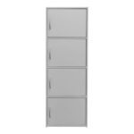Soline column cabinet in white shade 40x34.5x120cm - Image 3