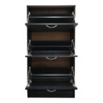 Shoe rack Savaz in anthracite 60x24x114cm - Слика 2