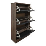 Shoe rack Savaz in anthracite 60x24x114cm - Слика 4