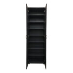 Shoe rack-wardrobe Racka in anthracite shade 58x34x186cm - Image 2