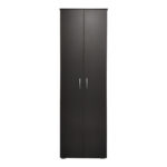 Shoe rack-wardrobe Racka in anthracite shade 58x34x186cm - Image 3
