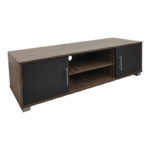 Serank TV cabinet in oak-anthracite shade 120x40x40cm - Слика 2