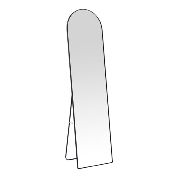 Plaza aluminum mirror in black shade 40x28x150cm