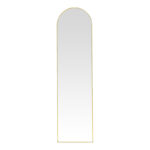 Plaza aluminum mirror in gold shade 40x28x150cm - Image 2