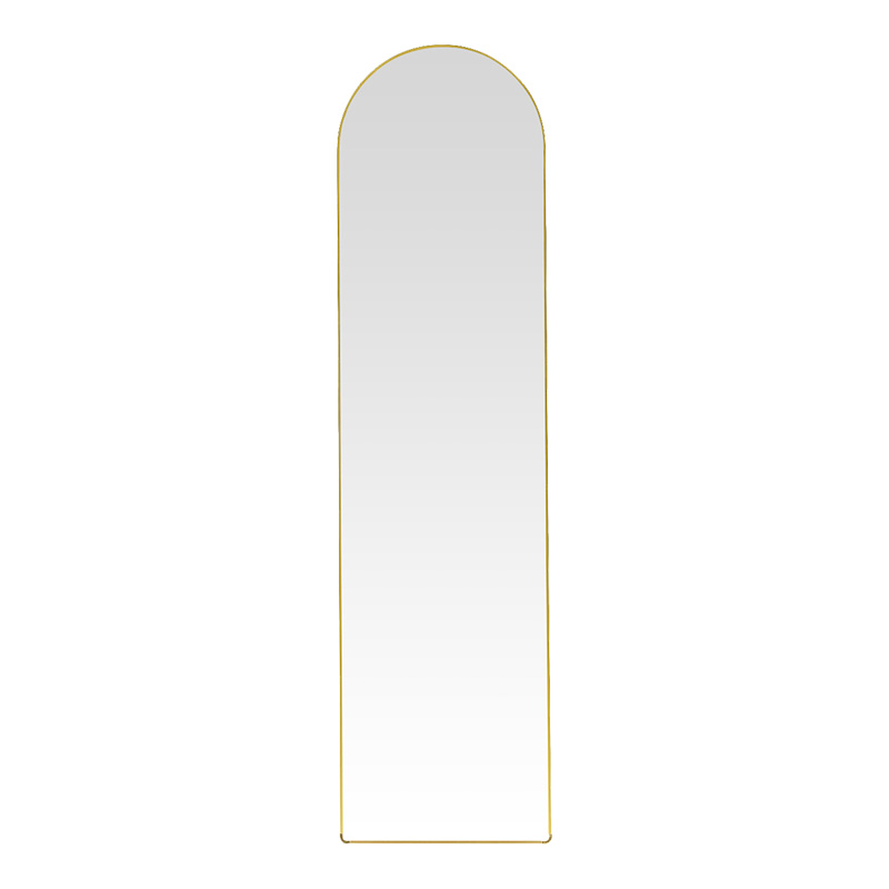 384-000002-1 Plaza aluminum mirror in gold shade 40x28x150cm - Image 2