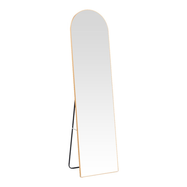 Plaza aluminum mirror in gold shade 40x28x150cm