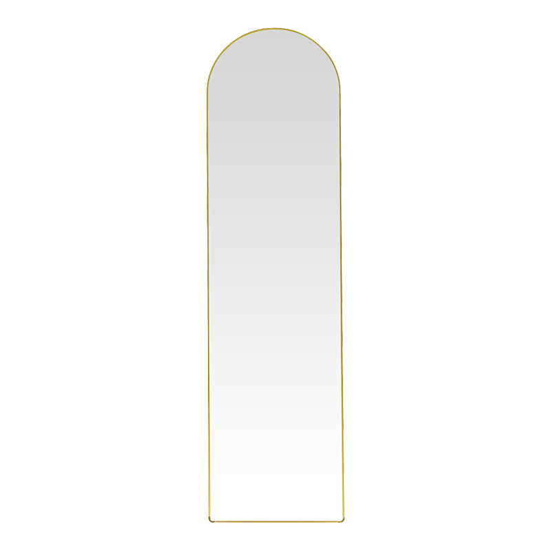 384-000005-1 Plaza I aluminum mirror in gold shade 50x28x160cm - Image 2