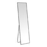 Moira aluminum mirror in black shade 40x28x150cm