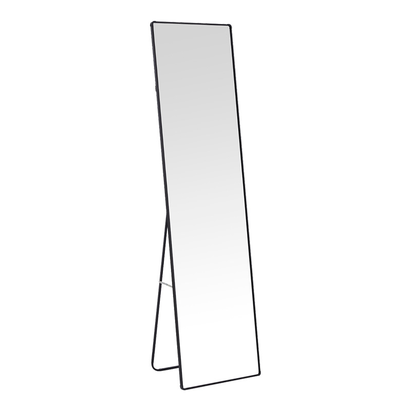 384-000006 Moira aluminum mirror in black shade 40x28x150cm - Слика 1