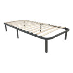 Metal bed frame Amaso black 90x190x28cm - Слика 2