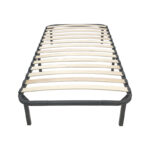 Metal bed frame Amaso black 90x190x28cm - Слика 3