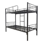 Belit metal bunk bed in black shade 90x190cm - Image 3