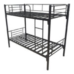 Belit metal bunk bed in black shade 90x190cm - Image 4