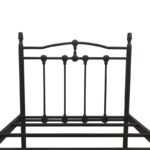 Wotso metal bed in black shade 90x190cm - Image 5