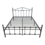 Wotso metal bed in black shade 150x200cm - Слика 2