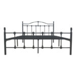 Wotso metal bed in black shade 150x200cm - Слика 4