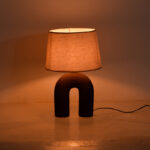 Table lamp Archo Inart E27 ceramic in grey antique-beige shade D30x45cm - Слика 2