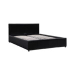 Dellia bed with storage space pu black 120x200cm - Image 3