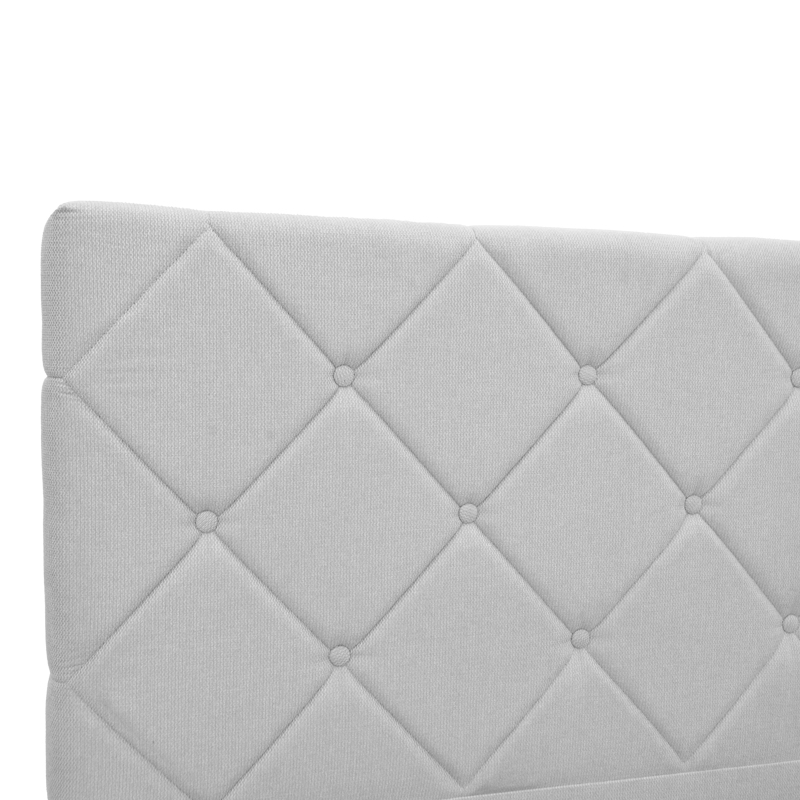 388-000008-5 Dreamie bed with storage space, fabric, grey 160x200cm - Image 6