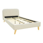 LumiLux bed beige fabric, 100x200cm - Слика 2