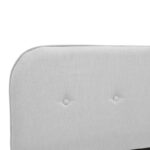 LumiLux bed grey fabric, 100x200cm - Слика 4