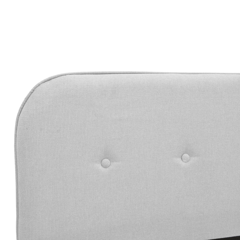 388-000026-3 LumiLux bed grey fabric, 100x200cm - Слика 4